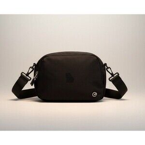 CORKCICLE® Series A Crossbody Belt Bag Sling Fanny Pack Black Company Logo